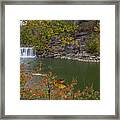 Cumberland Falls And River Framed Print