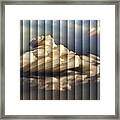 Cupcake In The Cloud - The Slat Collection Framed Print