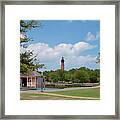 Currituck Lighthouse From Heritage Park Framed Print