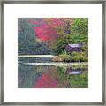 Curtis Pond Misty Autumn Framed Print