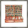Cushions Room Of Shakespeare And Company Framed Print