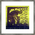 D U Rounds Project, Print 11 Framed Print