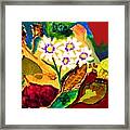 Daisies In The Medow Framed Print