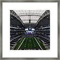 Dallas Cowboys Stadium End Zone Framed Print