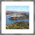 Dana Point Panoramic Framed Print