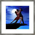 Dancing By Moonlight Framed Print