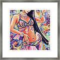 Dancing In The Mystery Of Shahrazad Framed Print