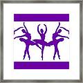 Dancing Silhouettes Framed Print