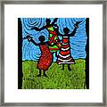 Dancing So Good I Started To Fly Framed Print