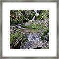 Dark Hollow Falls Framed Print