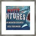 Dark Water Adventure Framed Print