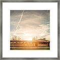 Darwin Martin House - Spring Sunset Framed Print