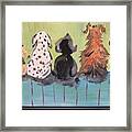 Dawg Outhouse Framed Print