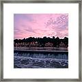 Dawn At Boathouse Row Framed Print