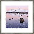 Dawn At Lochan Na H-achlaise Framed Print