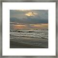 Dawn At Sea Framed Print