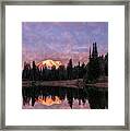 Dawn At Tipsoo Lake Framed Print