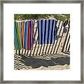 Day At The Beach Framed Print