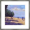 Day At The Beach Framed Print