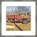 Days Of Old Canol Pipeline Project Framed Print