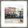 Daytime In Old Town Helena Framed Print