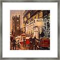 Deansgate With Tram Framed Print