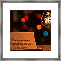 Dear Editor Framed Print