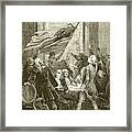 Declaration Of The Independence Of The United States Framed Print