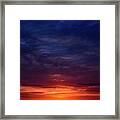 Deep Color Sunrise Framed Print