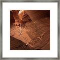 Deep Inside Antelope Canyon Framed Print