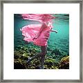 Delicate Mermaid Framed Print