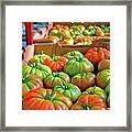 Delicious Tomatoes Framed Print