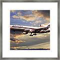 Delta Airlines Lockheed L-1011 Tristar Framed Print