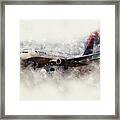 Delta Boeing 737-800 Painting Framed Print