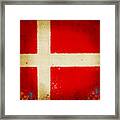 Denmark Flag Framed Print