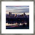 Denver Sunset Framed Print