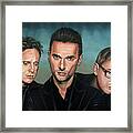 Depeche Mode Painting Framed Print