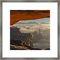 Desert Fog Framed Print