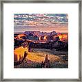 Desert Glow Framed Print