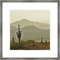 Desert Hills Framed Print