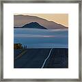 Desert Inversion Highway Framed Print