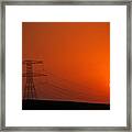 Desert Sunset Framed Print