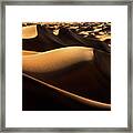 Desert Waves Framed Print