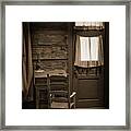 Desk And Chair Framed Print