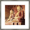 Dhammayangyi Temple Buddhas Framed Print