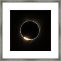Diamond Ring Eclipse Framed Print