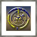 Digital Art Dial 5 Framed Print