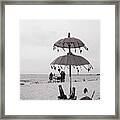 Dinner On The Beach Framed Print