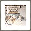 Dionysus Mosaic Mona Lisa Of The Galilee J Framed Print