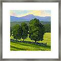 Distant Mountains Framed Print